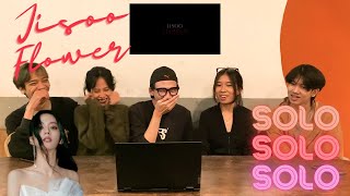 MV REACTION JISOO  ‘꽃FLOWER’ MV REACTION by COMINGSOON  CANDU BANGET [upl. by Artened807]