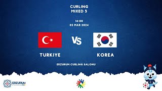 TÜRKIYE vs JAPAN  Curling DEAFLYMPICS ERZURUM 2024  Mixed Group Stage [upl. by Beghtol]