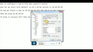 access the Dlink switch with default ip address [upl. by Caves912]