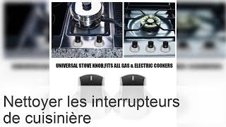 Comment nettoyer les boutons de cuisinière de la graisse [upl. by Rooke]