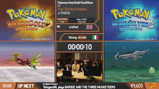 Pokémon HeartGoldSoulSilver  Any Glitchless Manipless by crafted amp Gimmy  BSG Annual 2023 [upl. by Serica]