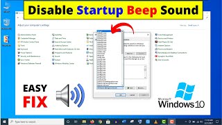 How to Disable Windows Startup Sound and Beep Sound in Windows 10 Correctly [upl. by Anires]