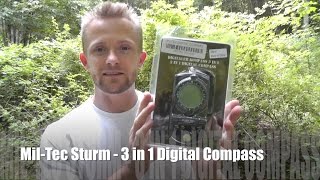 MilTec Sturm  3 in 1 Digital Compass  Preview [upl. by Adolph640]