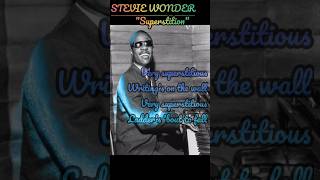 STEVIE Wonder quotSuperstitionquot steviewondersuperstition lyrics shorts music oldisgold70smusic [upl. by Ilsel]