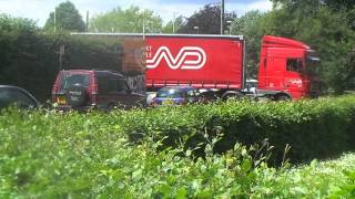 NORBERT DENTRESSANGLE LORRY IN GLOUCESTER 030614 [upl. by Margi661]