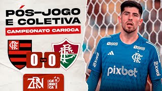 FLAMENGO X FLUMINENSE  CARIOCÃO 2024  PÓSJOGO E COLETIVA AO VIVO [upl. by Ahsienot]