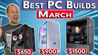 🔥 1440P Gaming is Cheap 🔥 650 amp 900 1440p Build 1500 4K  Best PC Build 2024 March [upl. by Hamer841]