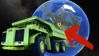 Titan🌍quotWorlds Largest Truck on Google Maps 🚛 [upl. by Yssirc364]