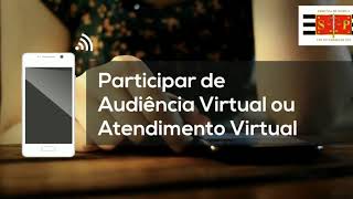 Audiência ou atendimento virtual pelo celular [upl. by Merrell]