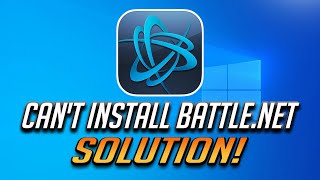 Cant Install the Blizzard Battlenet App Fix 2024 [upl. by Alleiram]