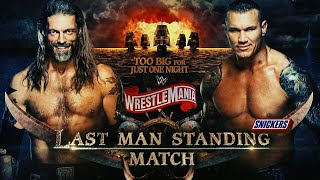 WWE WrestleMania 36 Edge vs Randy Orton Last Man Standing WWE 2k20 [upl. by Halilad]