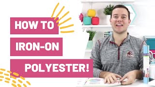 HOW TO IRONON POLYESTER [upl. by Issie]