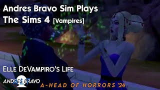 13 Andres Bravo Sim Plays The Sims 4 Vampires  Gameplay 1  Elle DeVampiros Life [upl. by Nitnelav]