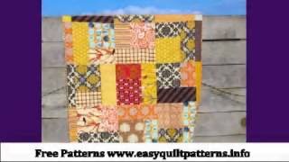 autumn quilts patterns simple patchwork quilt [upl. by Leksehc]