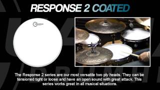 Response 2 Coated Drumheads [upl. by Oira]