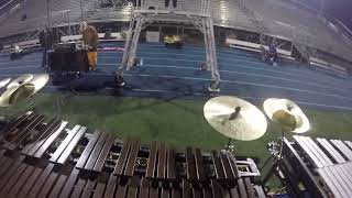 Wheaton North Marching Band Marimba Cam Summer [upl. by Cyb906]