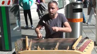 ★ Philip Russia Cimbalom Amazing Vienna Street Performers Live by Russian Austria FHD [upl. by Yrrat508]