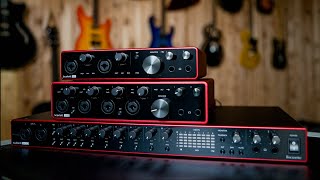 Focusrite Scarlett Gen 3 Audio Interfaces  Product Features and Specifications [upl. by Aihsar]