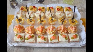 CANAPÉS Y APERITIVOS fáciles ¡5 nuevas RECETAS [upl. by Henghold]