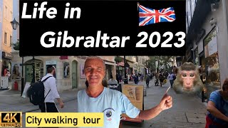 gibraltar United Kingdom 4k City Walking Tour  The British Overseas Territorygibraltar 2023 [upl. by Woody]