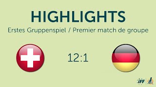 Highlights erstes Gruppenspiel Schweiz vs Deutschland [upl. by Zebadiah]