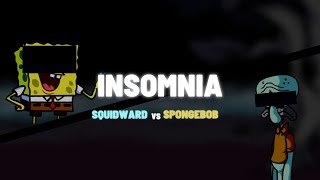 FNF Hypnos Lullaby V2 Insomnia Squidward VS Spongebob Cover [upl. by Elsey264]