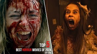 Top 5 Best Horror Movies of 2024 so far [upl. by Adnohs367]