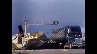 Amazing Rail Crossing Accident [upl. by Ibloc]