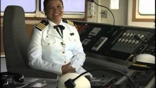 Mulheres comandam navio da marinha mercante  Repórter Brasil noite [upl. by Barcellona]