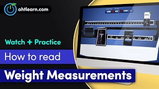 LearningTools Reading Weight Measurements on a Physician Mechanical Beam Scale [upl. by Sternlight847]