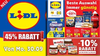 LIDL Werbung Prospekt  Prospekte Angebote DE  Gültig von 30092024 [upl. by Aivat]