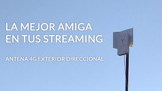 Antena exterior 4g direccional Ideal para Streaming Elsys Amplimax [upl. by Pantia644]