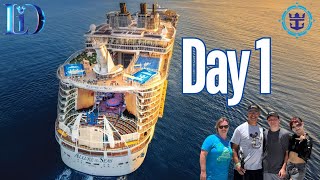 Royal Caribbean Allure of the Seas Day One [upl. by Nnylylloh]