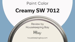 Creamy SW 7012 White Paint Coordinating Colors Trim Colors That Go With amp Undertones [upl. by Siegfried767]