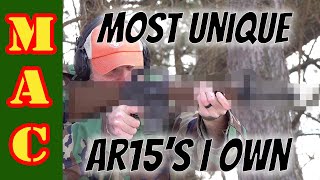 The Most Unusual and Unique AR15s I Own [upl. by Nitnelav]