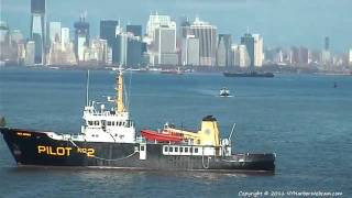 New York Harbor  Sandy Hook Pilot Boat 2  New Jersey  12222011 [upl. by Teodora]