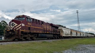 UP MNOLIB North through Maringouin LA with NS 8104 “Lehigh Valley” [upl. by Ainiger]