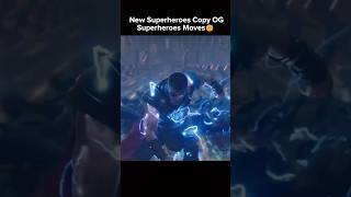 New Superheroes Copy OG Superheroes Moves Pt2 ☠️🥵 shorts [upl. by Adnylem513]