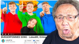 Meine OMI bewertet YouTube Songs 20 😂 [upl. by Shamus643]