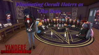 Mission by a client Oka Ruto eliminates the Occult Haters Yandere Simulator Mission Mode [upl. by Semela574]