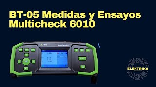 BT05 Medidas y Ensayos Multicheck 6010 [upl. by Fisken]