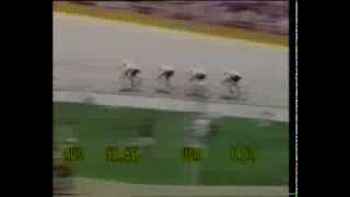 1984 Olympics 4000m Team Pursuit Gold Medal Australia [upl. by Eiramesor]