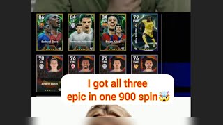 Samuel EtooBKrkicOMoriente I got all 3 card just 900 coin black animationefootballshortspes [upl. by Murton]