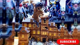 Eren Yeager Titan Form Diorama Attack On Titan [upl. by Anyrak823]