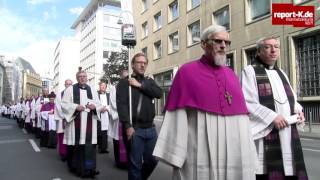 Trauerprozession für Kardinal Meisner von St Gereon zum Kölner Dom [upl. by Eamaj]