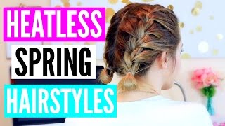 Everyday Heatless Hairstyles on ANY Length Hair [upl. by Laehctim816]