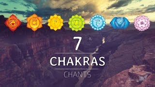 ALL 7 CHAKRAS HEALING CHANTS  Chakra Seed Mantras Meditation Music [upl. by Ahsakat]