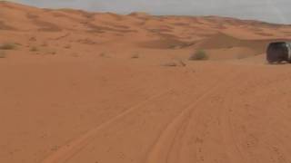 Driving the Dunes of Erg Chebbi Merzouga Morocco [upl. by Ailimaj980]