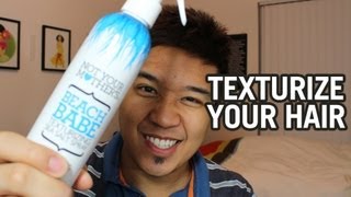 Texturize Your Hair Not Your Mothers Beach Babe Spray [upl. by Lauter]