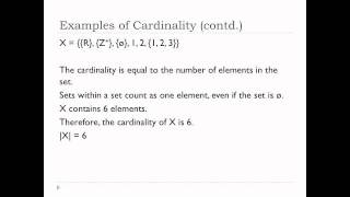 Sets Cardinality Subsets and Power Sets [upl. by Ainaznat]